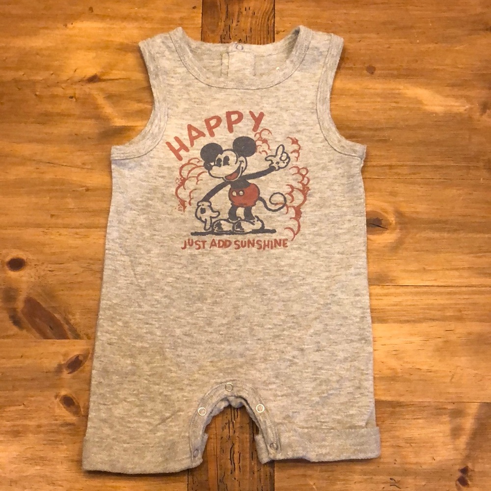 Mickey Mouse tank top onsie